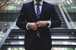 A lawyer standing | Lawyer fees