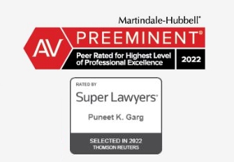 SuperLawyers.com Badge for Puneet K. Garg