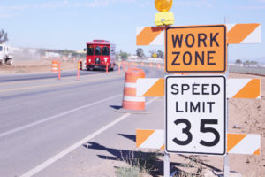 Sped limit sign | Nevada has some significant work zone laws, but are you familiar with them? Our Las Vegas Construction Zone Accident Lawyer will help.