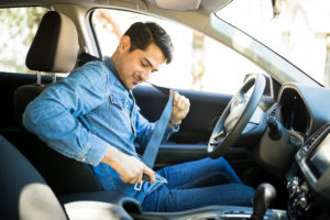 Man weaaring a seatbelt | nevada seatbelt law