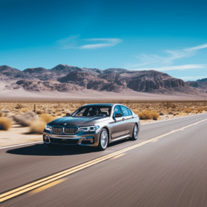 BMW driving in Nevada