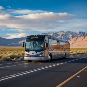 Bus driving in Nevada
