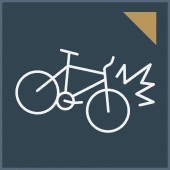 Bicycle accident Icon