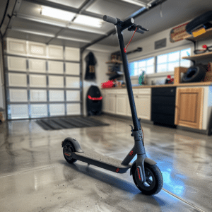 E-Scooter in garage | Are Electric Scooters Dangerous?