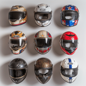 Motorcycle helmets